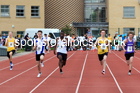 Mens U-17s and Boys U-15s 100 metres, 2022 Northern Inter Counties U17s and U15s Track and Field, York, Thursday, June 2nd. Photo: David T. Hewitson/Sports for All Pics